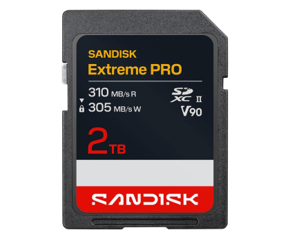 Karta pamięci Sandisk 2TB SDXC Extreme PRO UHS-II V90 310/305 MB/s